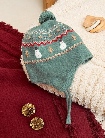 Gorro estilo peruano com motivo de 'Natal'