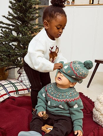 Gorro estilo peruano com motivo de 'Natal'