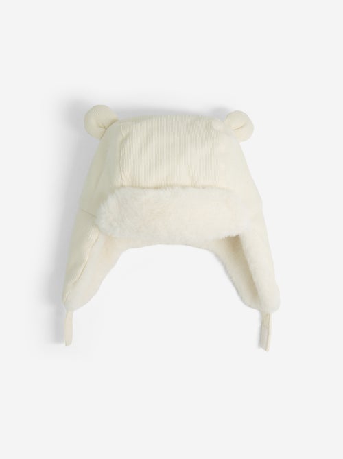 Gorro forrado com orelhas divertidas na parte superior - Kiabi