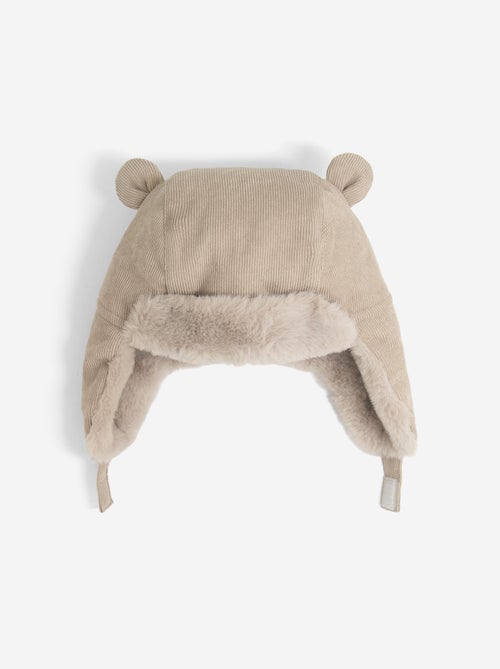 Gorro forrado com orelhas divertidas na parte superior - Kiabi