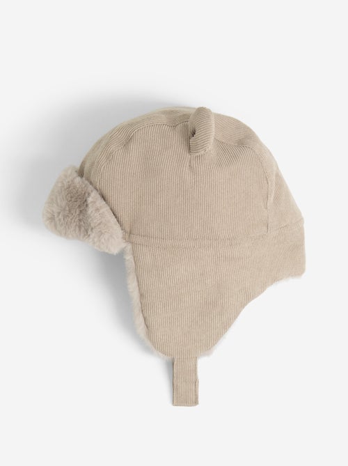 Gorro forrado com orelhas divertidas na parte superior - Kiabi