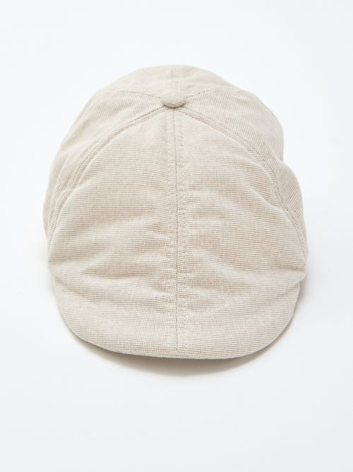 Gorro Gavroche em algodão e linho - Kiabi