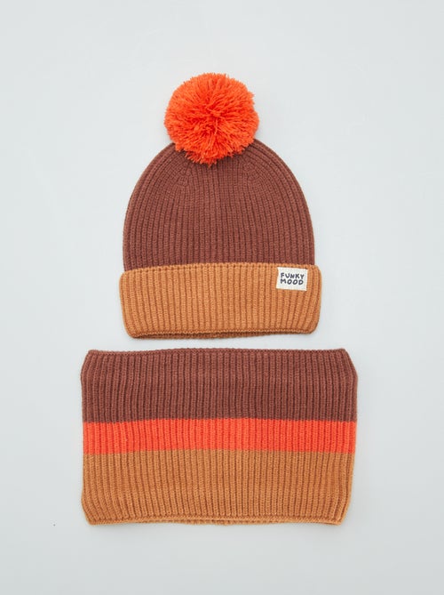 Gorro + gola tricolores - Kiabi