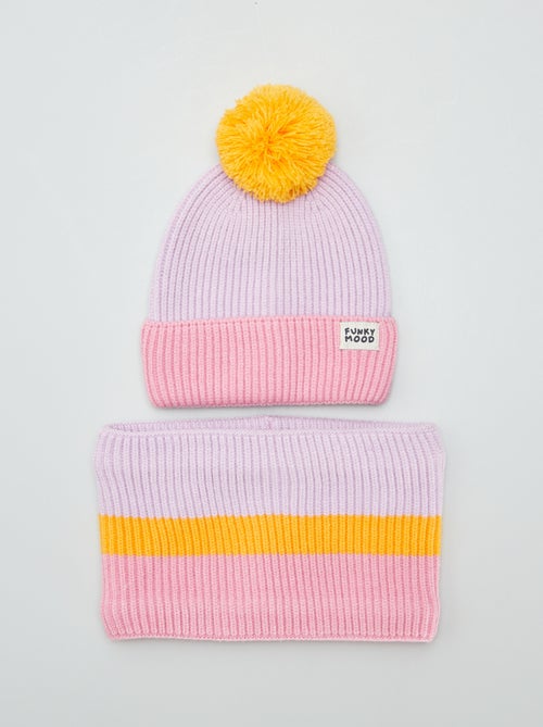 Gorro + gola tricolores - Kiabi