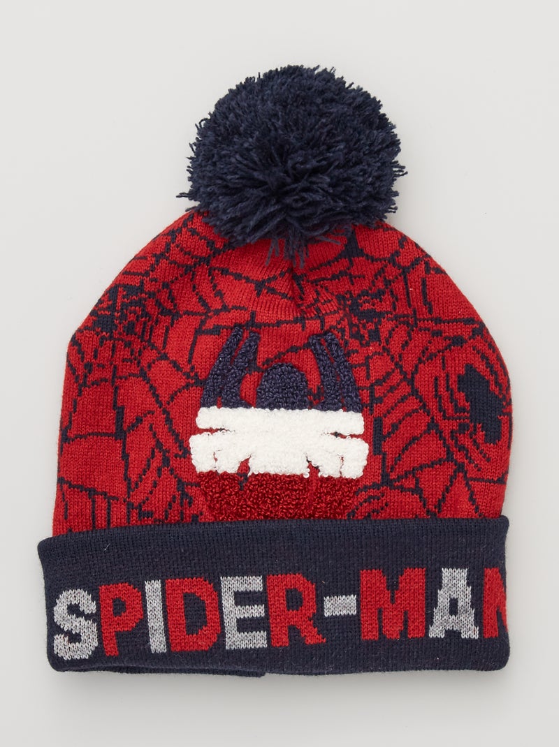 Gorro 'Homem-Aranha' Cinza/ Vermelho - Kiabi