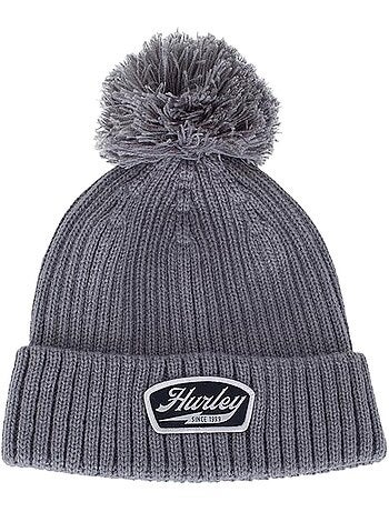Gorro hurley static bege para homem