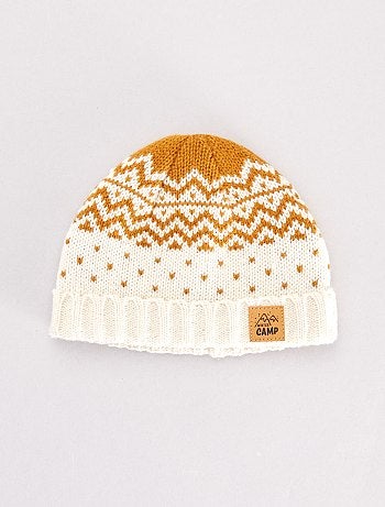 Gorro + lenço + luvas 'jacquard' - Kiabi