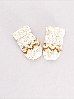 Gorro + lenço + luvas 'jacquard' - Kiabi