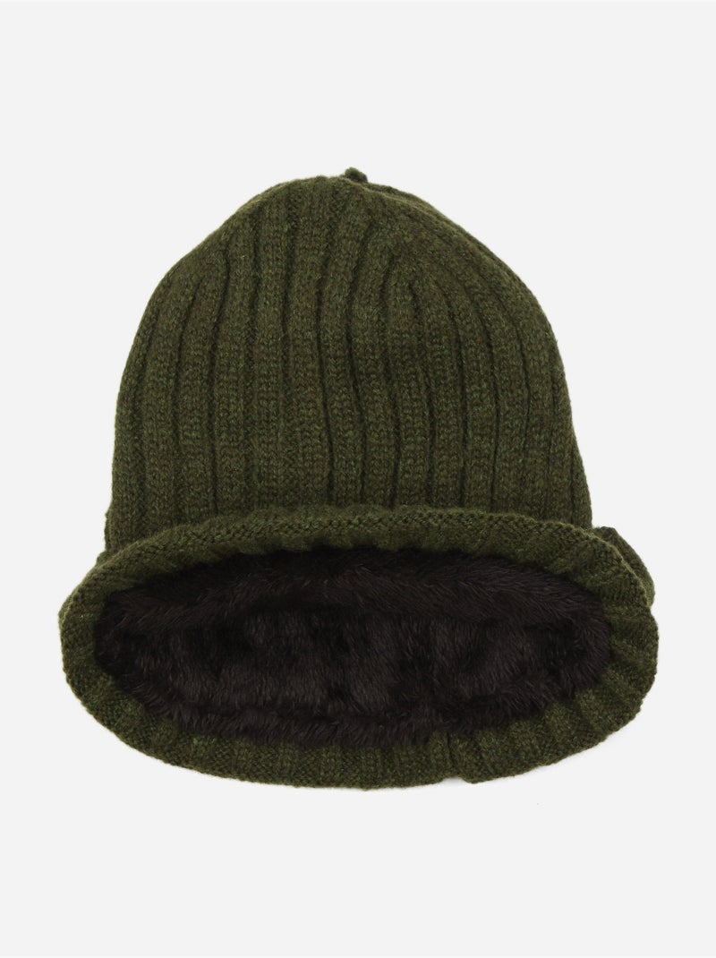Gorro liso - bill tornade Cáqui - Kiabi