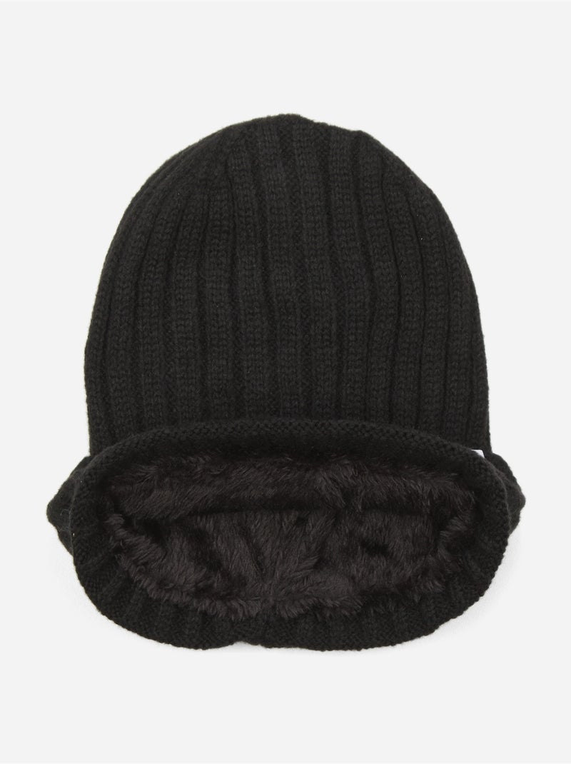Gorro liso - bill tornade Preto - Kiabi
