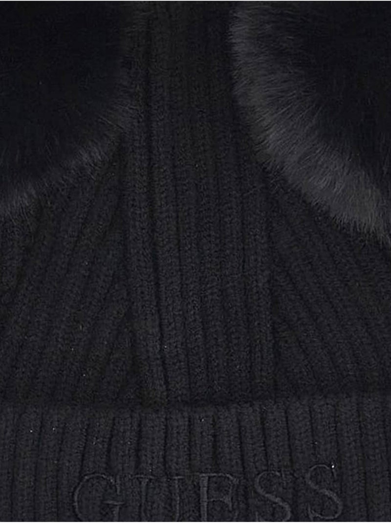 Gorro liso - guess kids Preto - Kiabi