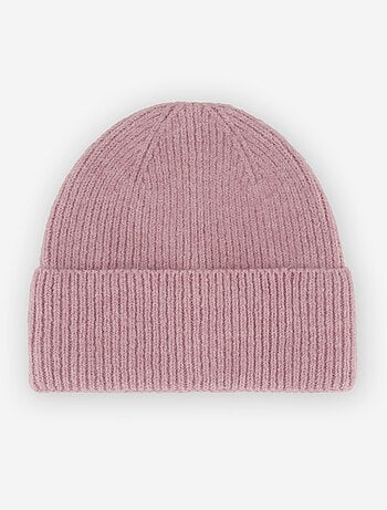 Gorro liso com dobra