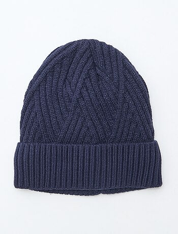 Gorro liso de malha