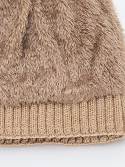 Gorro liso de malha - Kiabi