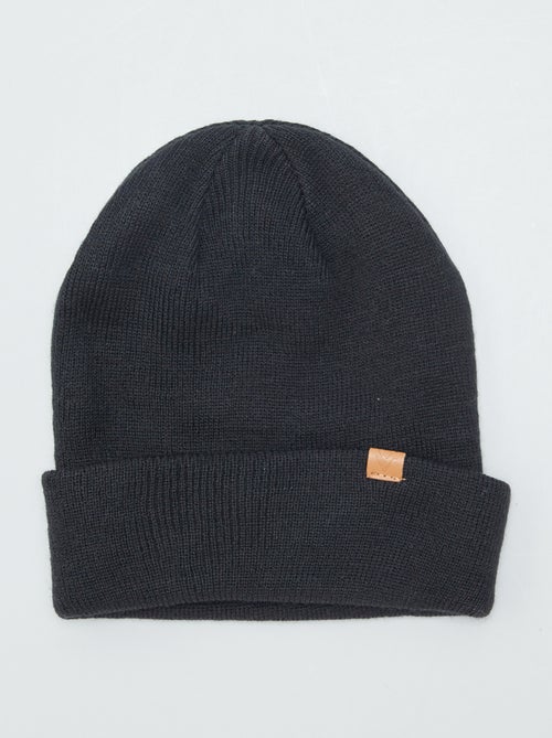 Gorro liso em malha fina - Kiabi