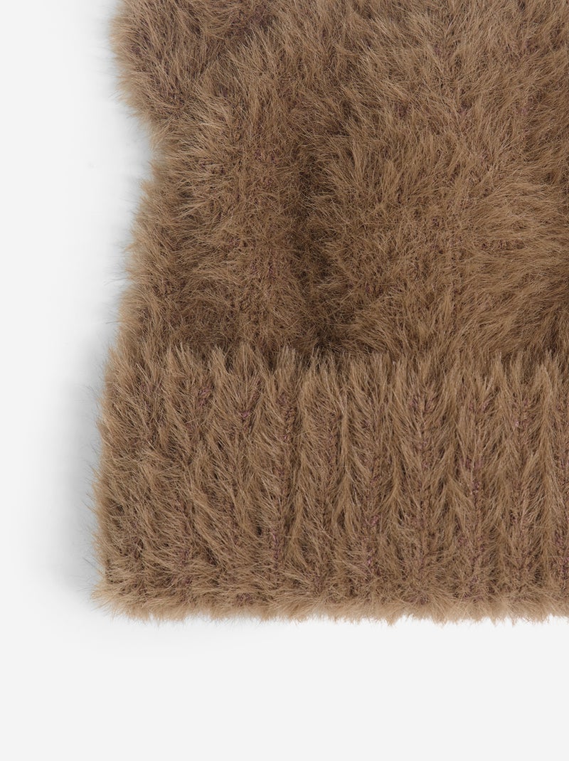 Gorro macio em forma de urso Castanho - Kiabi