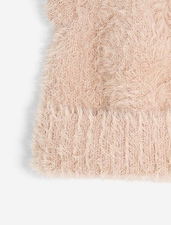 Gorro macio em forma de urso