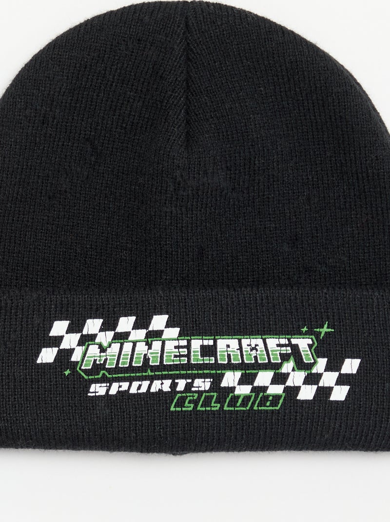 Gorro 'Minecraft' Preto - Kiabi