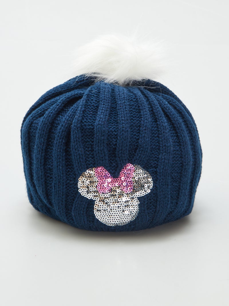 Gorro 'Minnie' com brilhantes AZUL - Kiabi