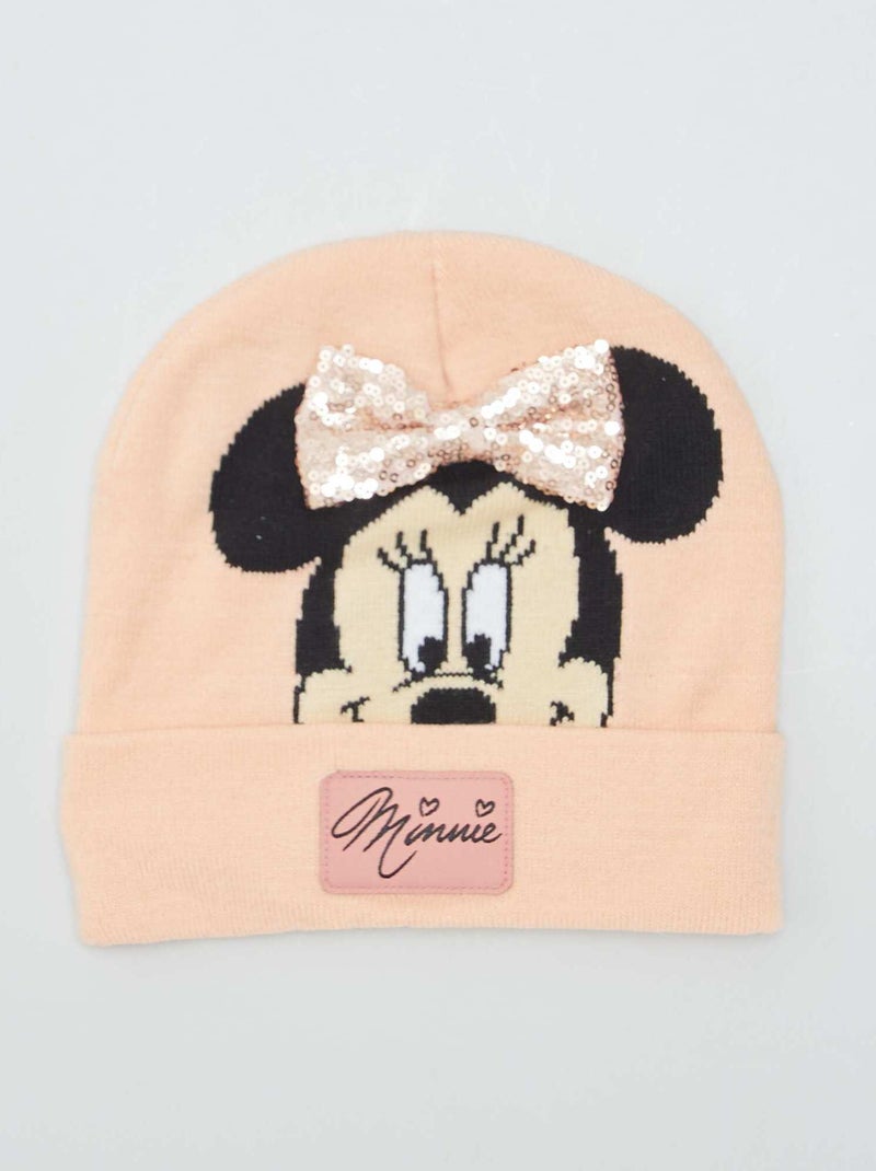 Gorro 'Minnie' com laço em relevo LARANJA - Kiabi