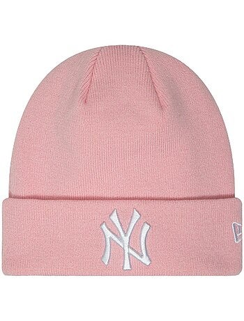 Gorro New Era Rosa e Branco para Mulher