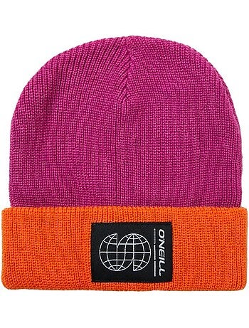 Gorro o'neill progress bordô/laranja para mulher