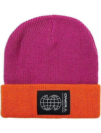 Gorro o'neill progress bordô/laranja para mulher