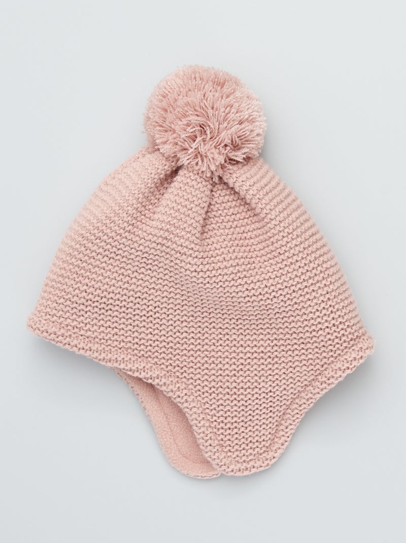 Gorro peruano forrado ROSA - Kiabi