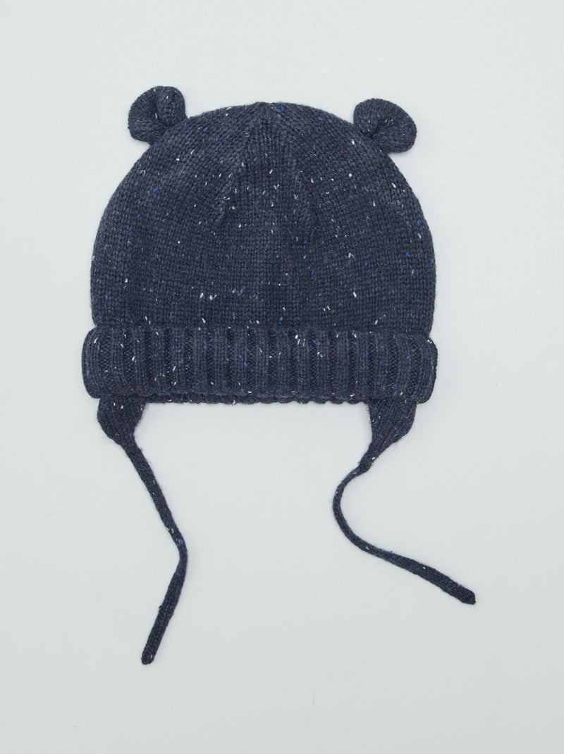Gorro peruano + orelhas AZUL - Kiabi