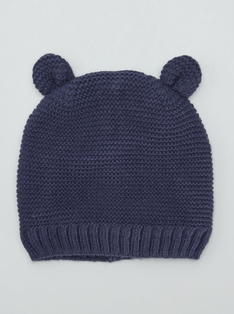 Gorro polar com orelhas AZUL - Kiabi