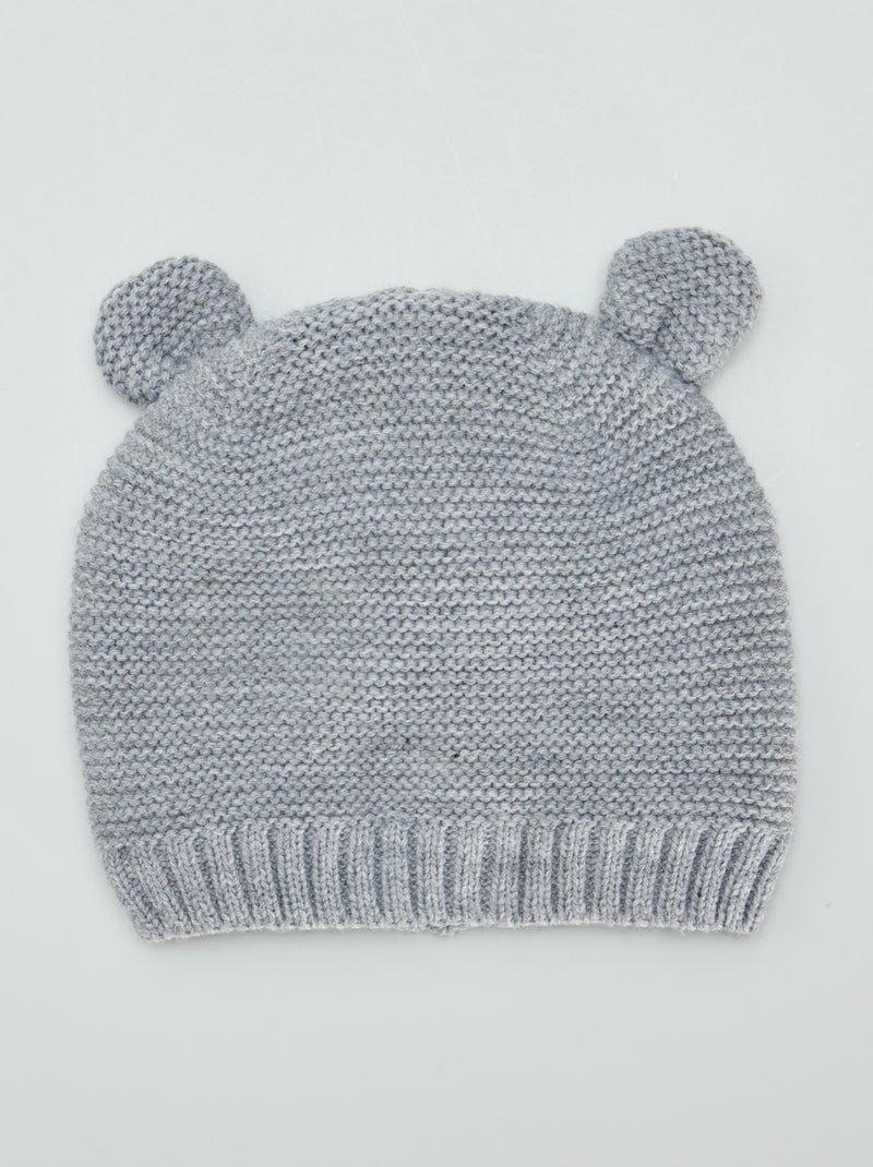 Gorro polar com orelhas CINZA - Kiabi