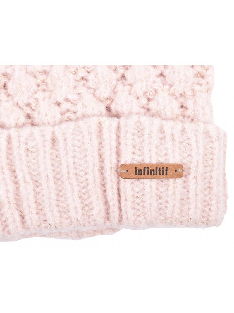 Gorro Pompon INFINITF Mulher Rosa - Kiabi