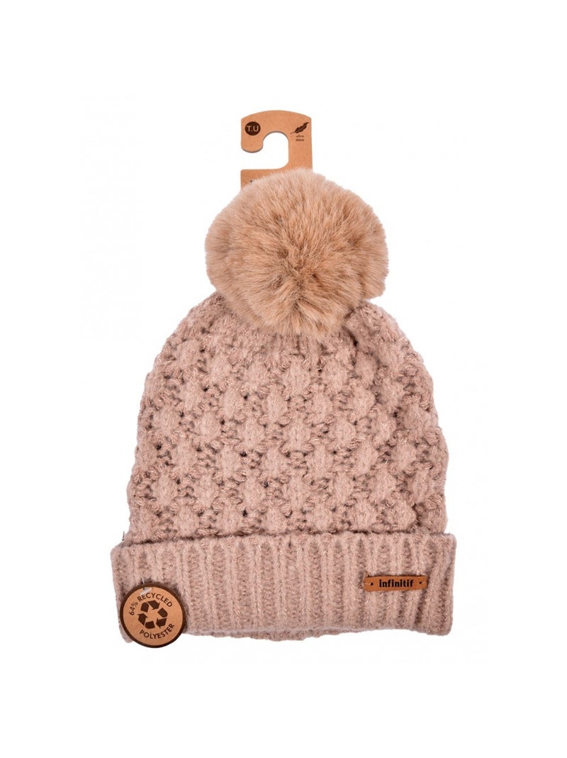Gorro Pompon INFINITF Mulher Toupe - Kiabi