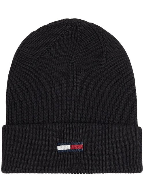 Gorro Preto Tommy Hilfiger Alongado para Mulher - Kiabi Gorro Preto Tommy Hilfiger Alongado para Mulher - Kiabi