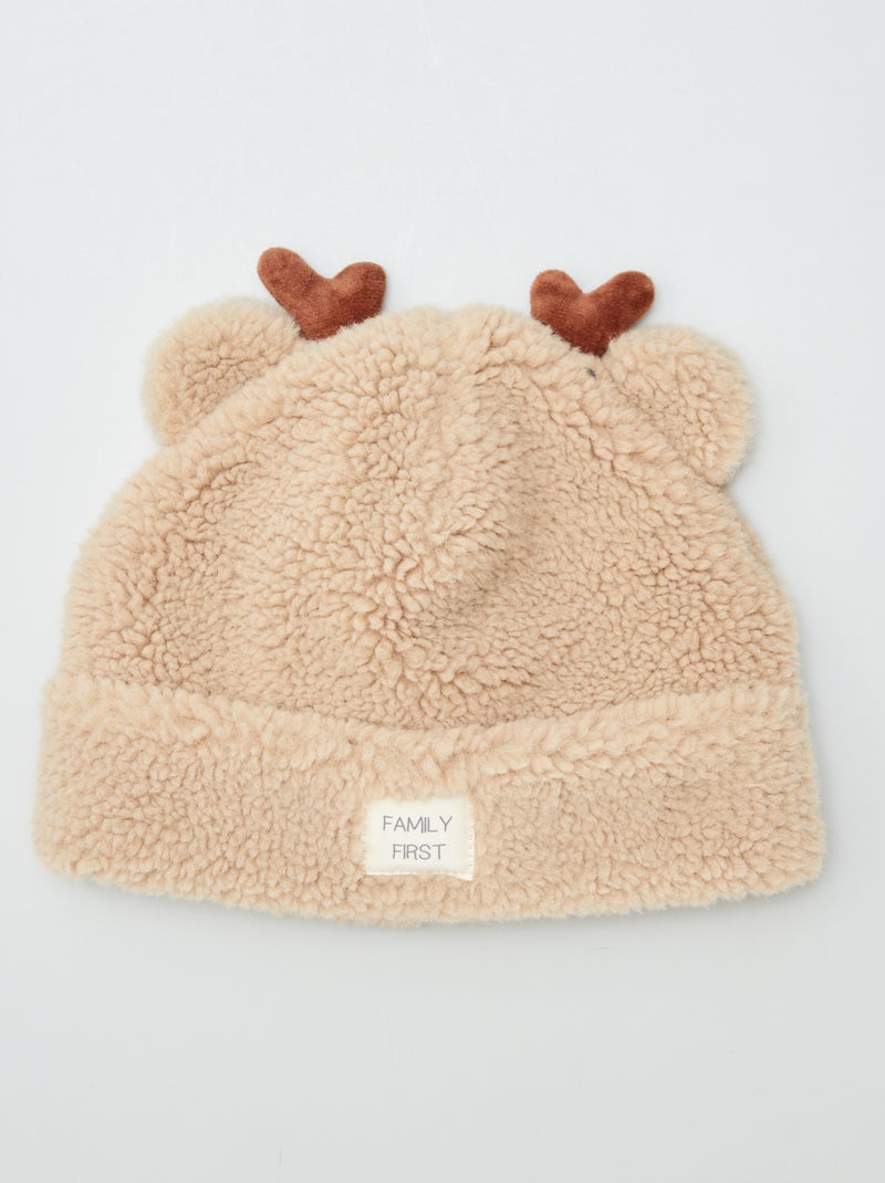 Gorro quente 'rena' BEGE - Kiabi