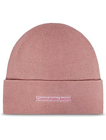 Gorro rosa calvin klein jeans pêssego para mulher