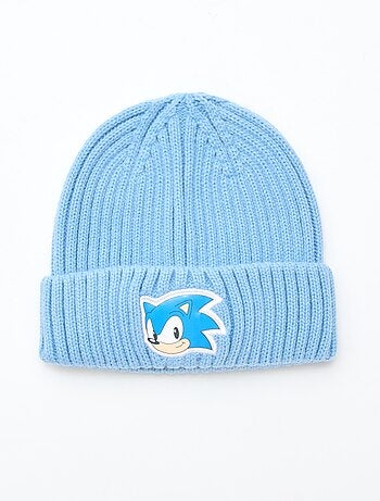 Gorro 'Sonic' em malha