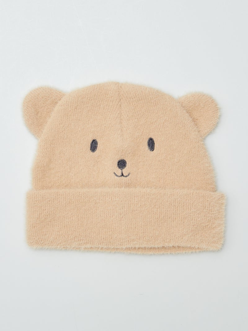 Gorro suave 'urso' CASTANHO - Kiabi