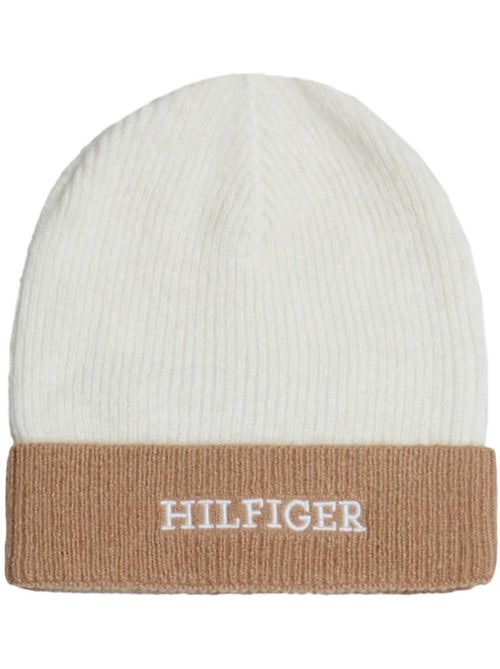Gorro tommy hilfiger para menina branco/castanho - Kiabi