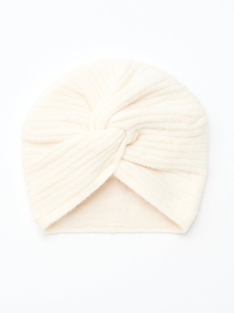 Gorro trançado Bege - Kiabi