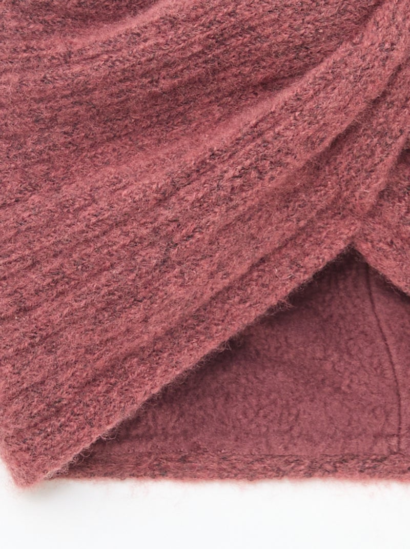 Gorro trançado Rosa - Kiabi