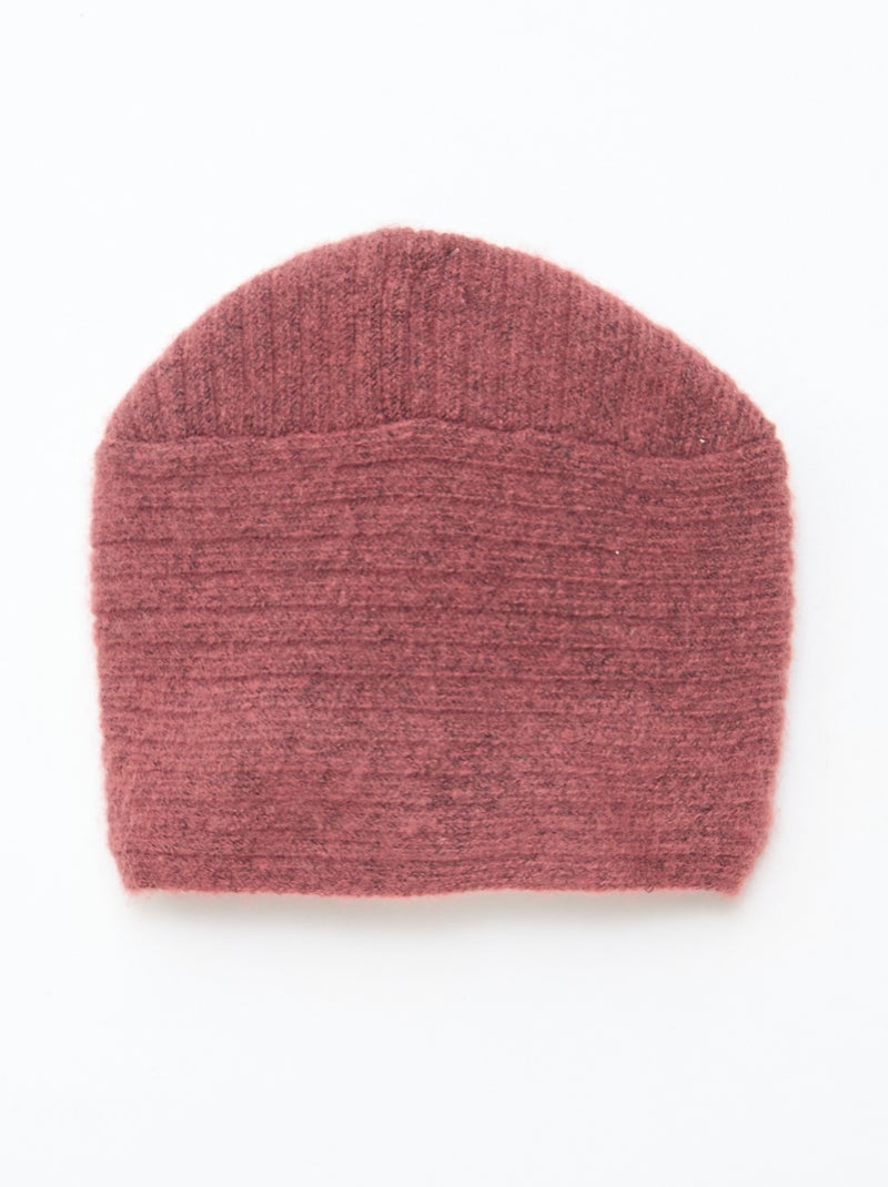 Gorro trançado Rosa - Kiabi
