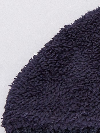 Gorro tricô às riscas - Kiabi