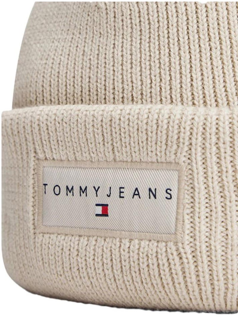 Gorro Unissexo Bege Tommy Hilfiger Linear Bege - Kiabi