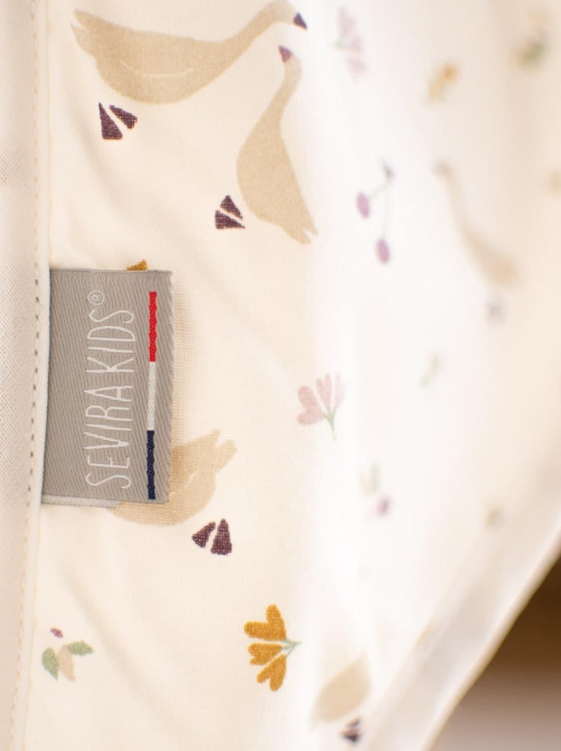 Grande capa de banho para bebé em algodão e bambu | sevira kids Branco - Kiabi
