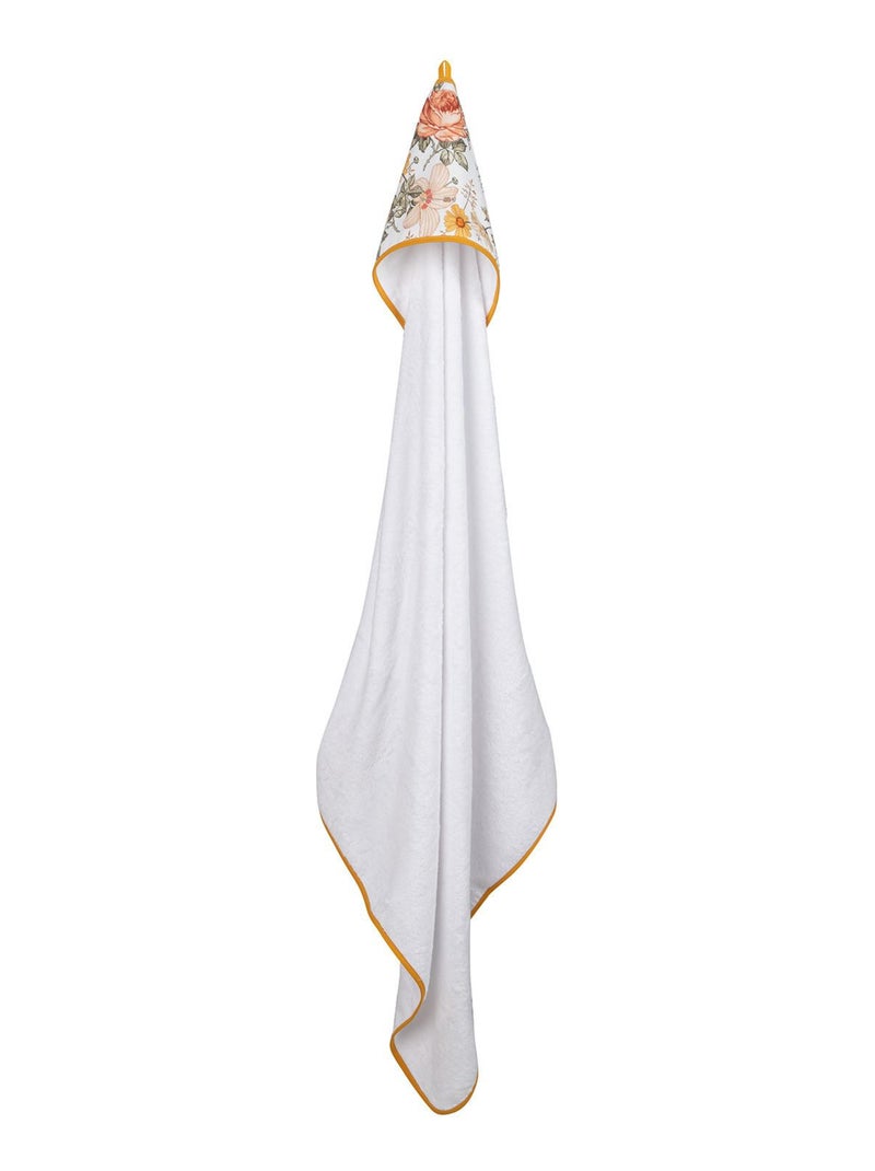 Grande capa de banho para bebé em algodão e bambu | sevira kids Branco - Kiabi