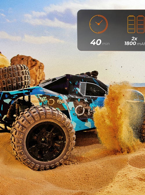 Grande carro telecomandado OVERMAX Hooligan - Velocidade 35 km/h - Tração 4x4 - 40 min - Kiabi Grande carro telecomandado OVERMAX Hooligan - Velocidade 35 km/h - Tração 4x4 - 40 min - Kiabi