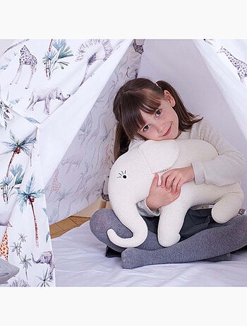 Grande peluche elefante de algodão | sevira kids