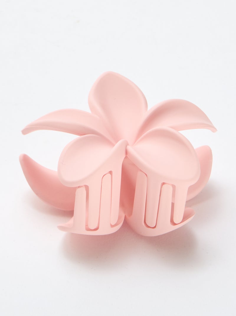 Grande pinça de caranguejo em forma de flor Rosa - Kiabi