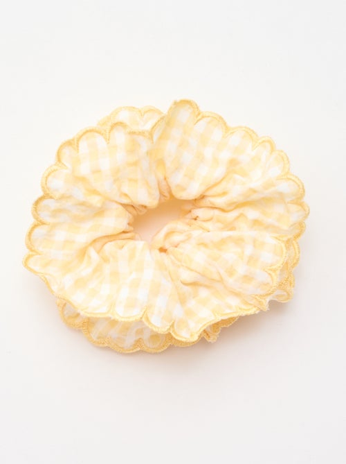 Grande scrunchie xadrez vichy - Kiabi